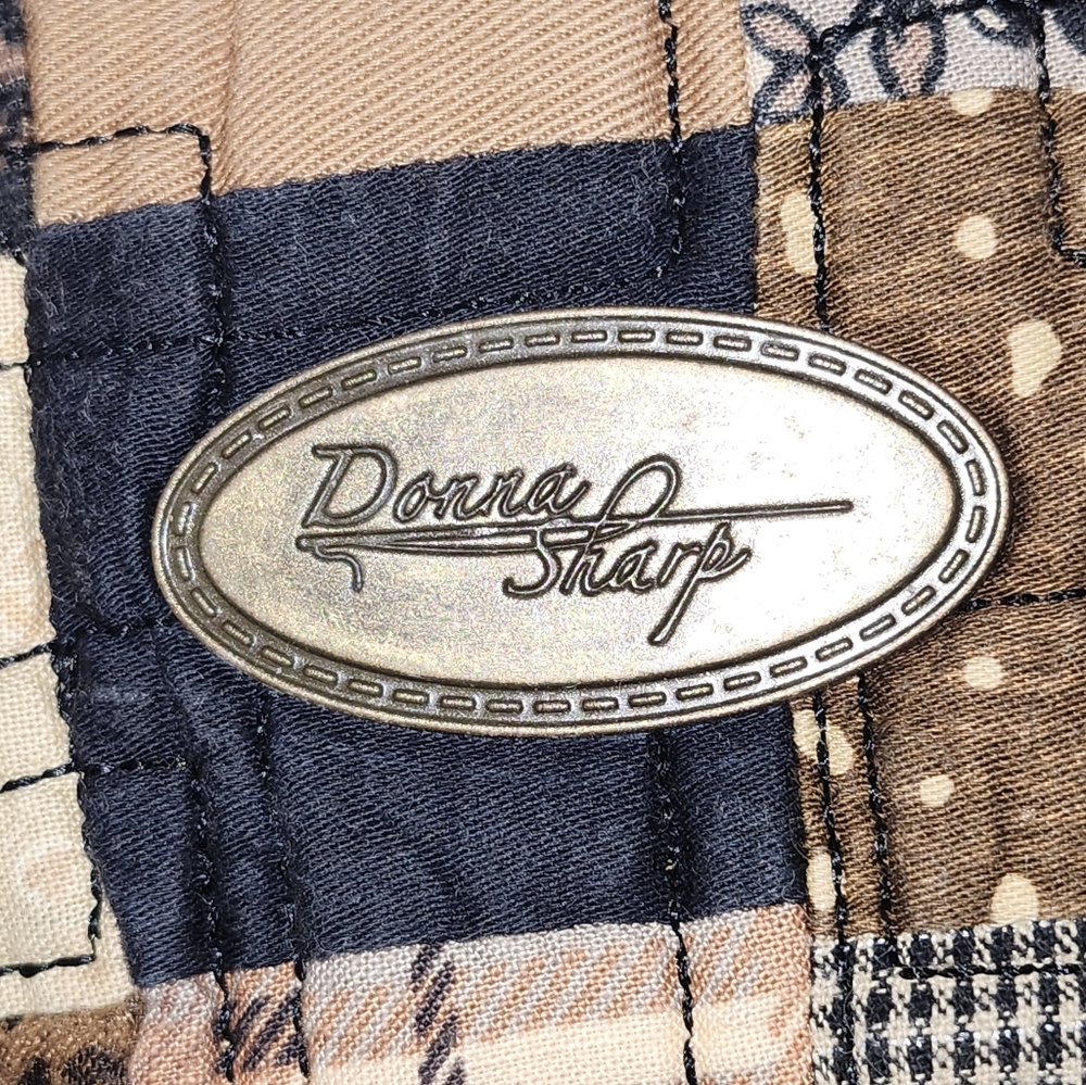 Donna Sharp Patchwork Shoulder Bag - Black, Brown… - image 6